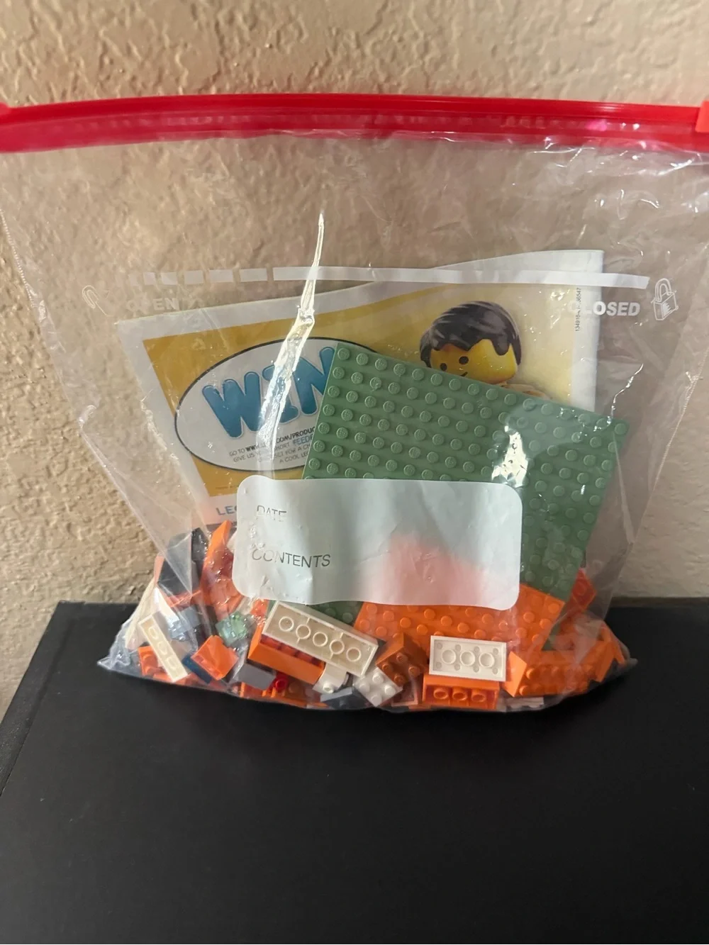 LEGO Minecraft Orange and White Fox Hideout Build
